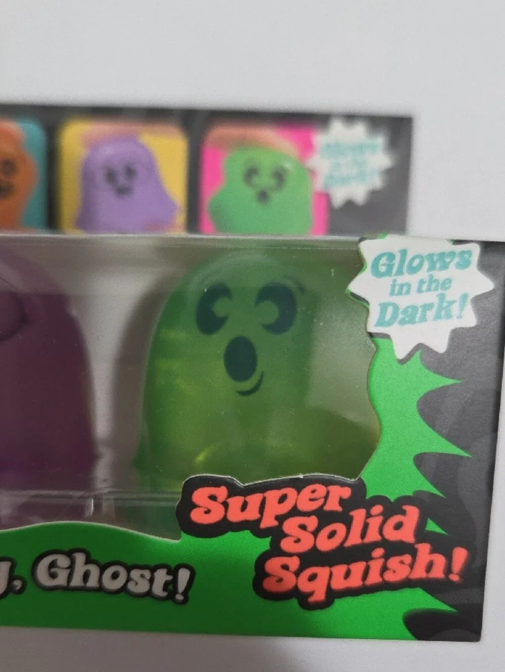 Needoh Baby Boos(3 Pk) W/orange,purple,and green teenie tiny ghosts-Authentic